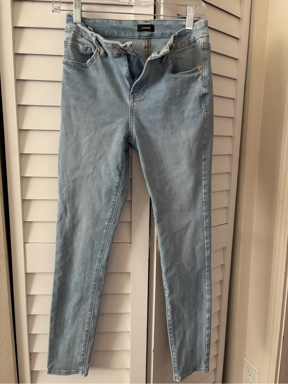 Express Light Wash Super Stretch Jeans